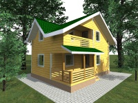 Дом из бруса 6х9 | Строительство домов в Волхове
