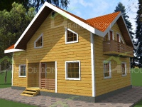 Дом из бруса 8х11 | Строительство домов в Волхове